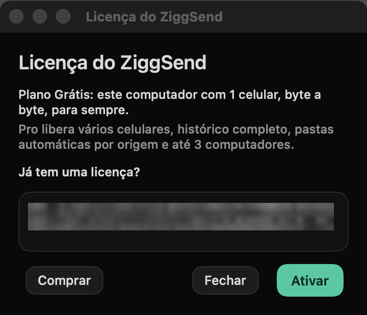 Cole a chave