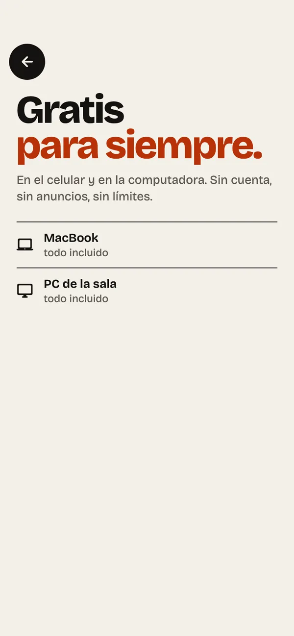 Paso 18: Gratis para siempre. Plan muestra cada computadora con todo incluido. Sin plazo y sin límite.