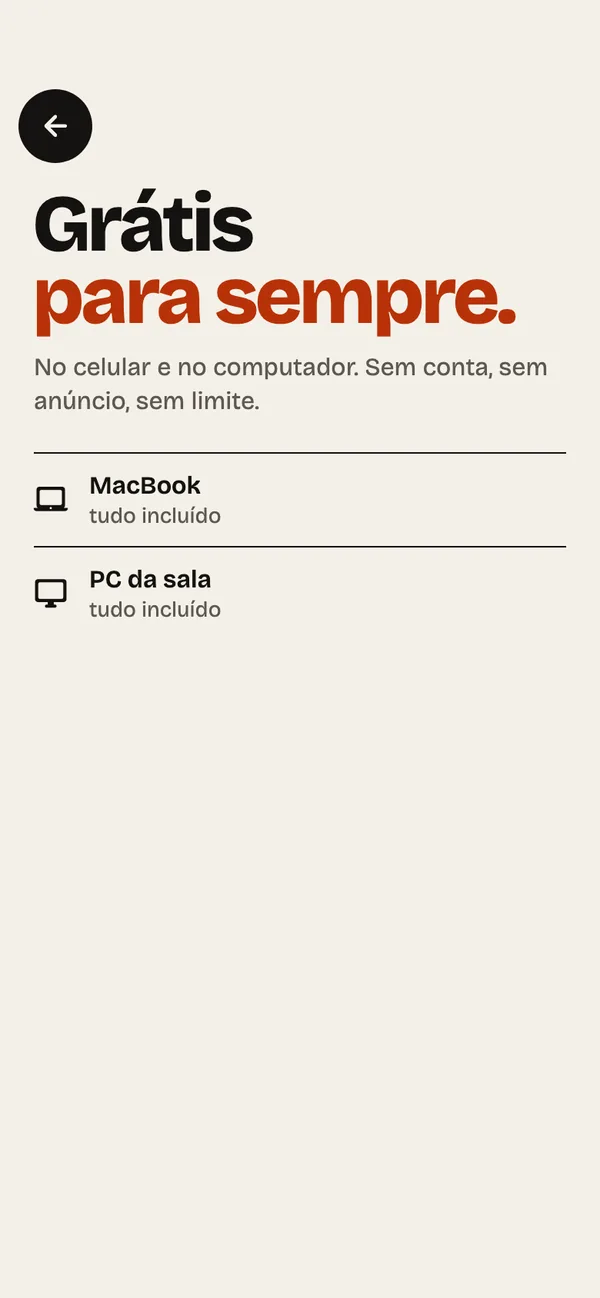 Passo 18: Grátis para sempre. O Plano mostra cada computador com tudo incluído. Sem prazo e sem limite.